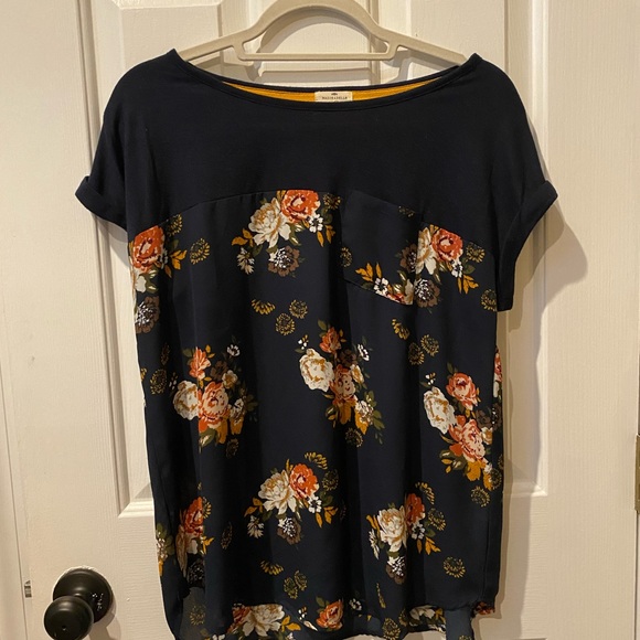 Mason & Belle floral short sleeved top - Picture 2 of 7